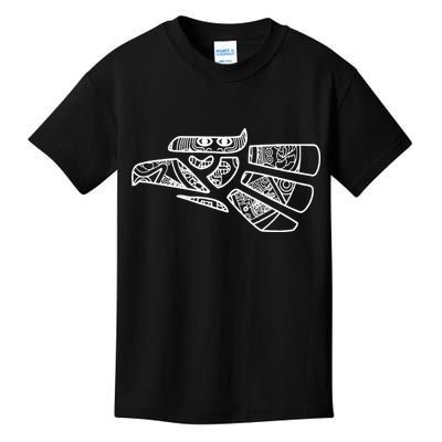 Hecho En Mexico Aztec Calendar Mexican Eagle Kids T-Shirt