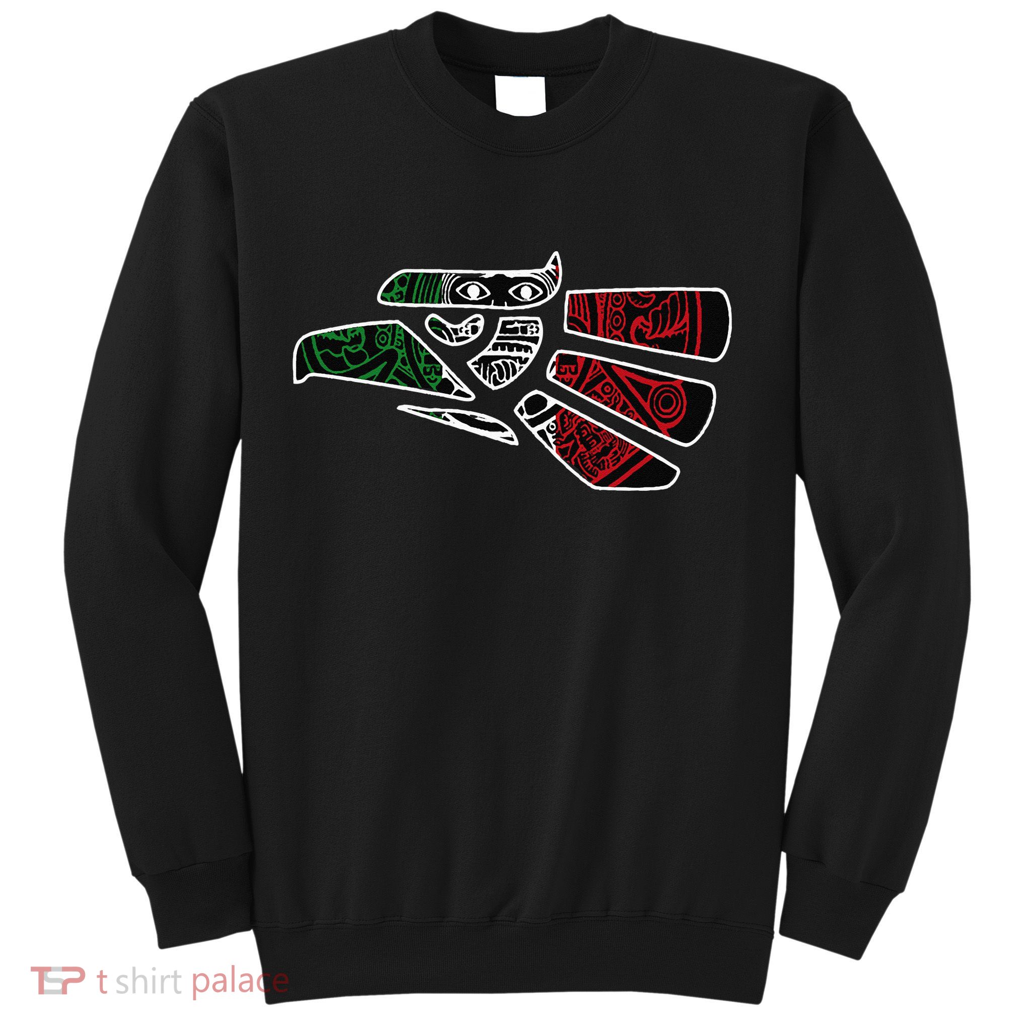 Hecho En Mexico Aztec Calendar Mexican Eagle Sweatshirt