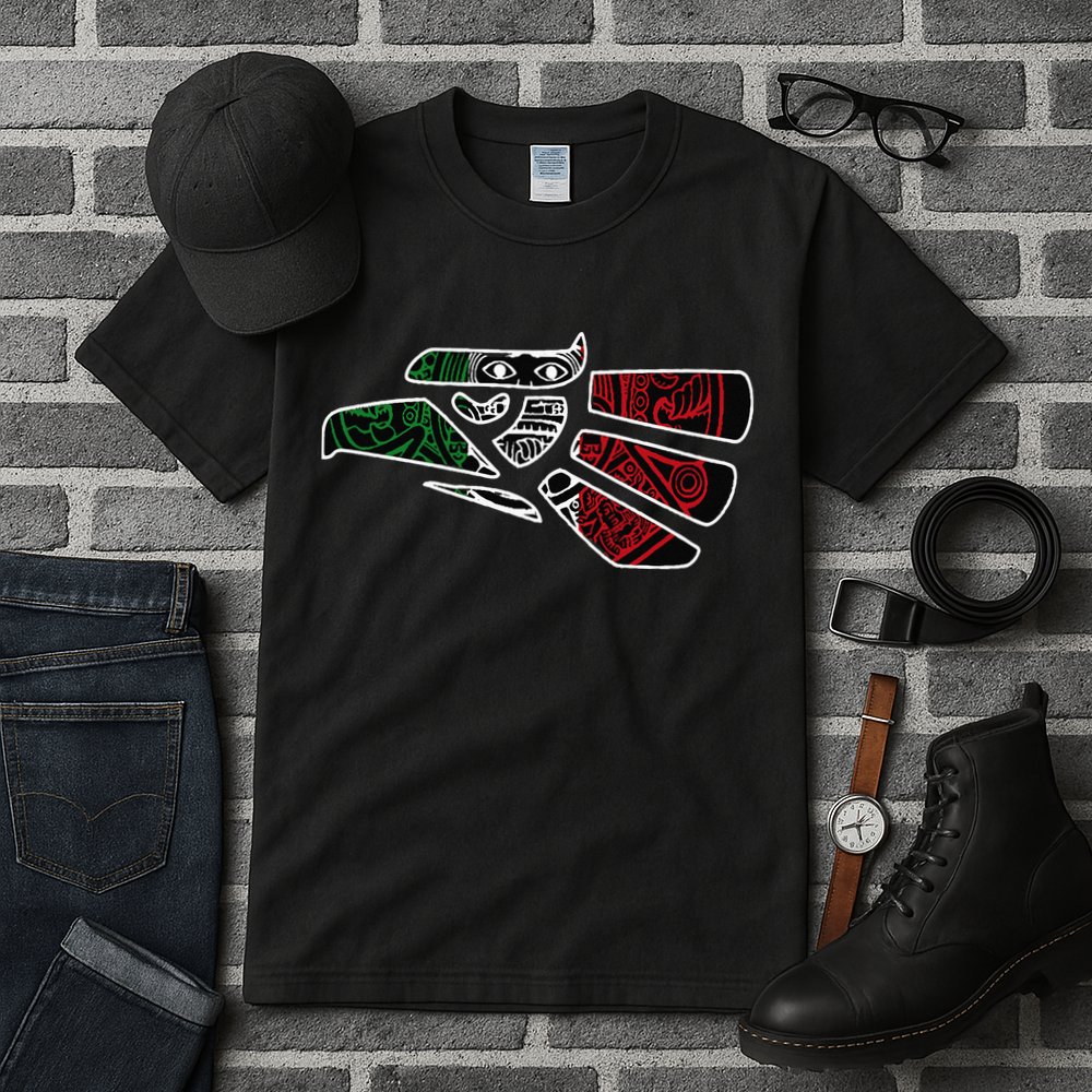 Hecho En Mexico Aztec Calendar Mexican Eagle Tall T-Shirt