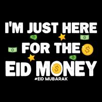 Happy Eid Mubarak Funny Eid Al Fitr I'm Here For Money Cooling Performance Crew T-Shirt