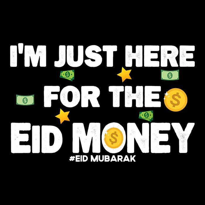 Happy Eid Mubarak Funny Eid Al Fitr I'm Here For Money Cooling Performance Crew T-Shirt