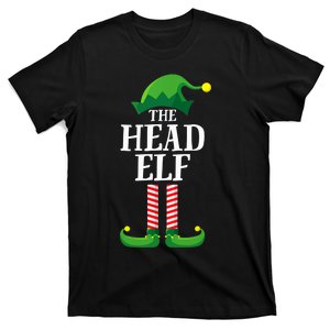 Head Elf Matching Family Group Christmas Party T-Shirt