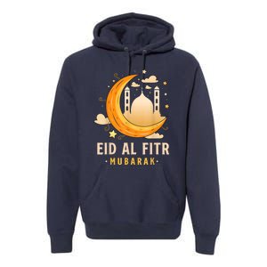 Happy Eid Mubarak For Muslim Eid Al Fitr Premium Hoodie