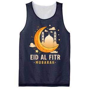 Happy Eid Mubarak For Muslim Eid Al Fitr Mesh Reversible Basketball Jersey Tank