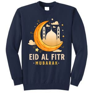 Happy Eid Mubarak For Muslim Eid Al Fitr Tall Sweatshirt