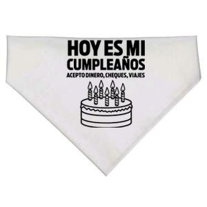 Hoy Es Mi Cumpleaos Funny Birthday Gift Spanish Playera USA-Made Doggie Bandana