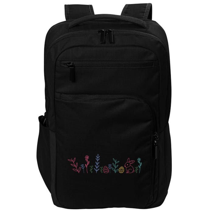 Happy Easter Minimalist Easter Sunday Impact Tech Backpack