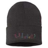 Happy Easter Minimalist Easter Sunday Sustainable Knit Beanie