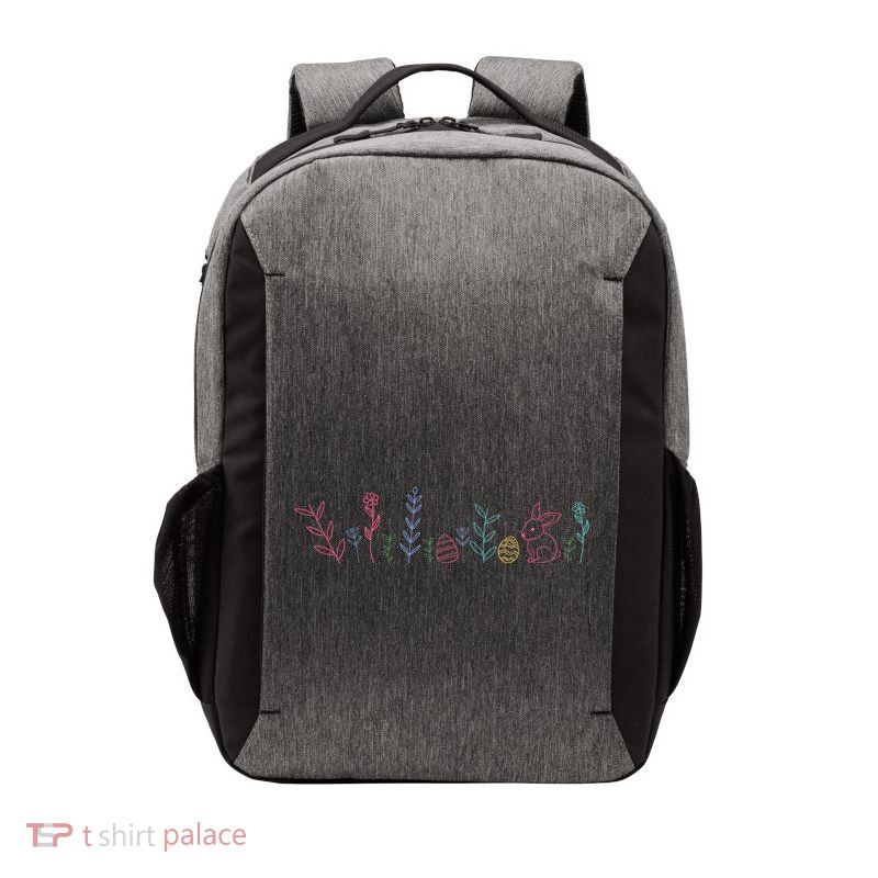 Happy Easter Minimalist Easter Sunday Vector Backpack