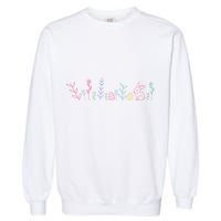 Happy Easter Minimalist Easter Sunday Garment-Dyed Sweatshirt