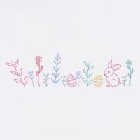 Happy Easter Minimalist Easter Sunday Garment-Dyed Sweatshirt