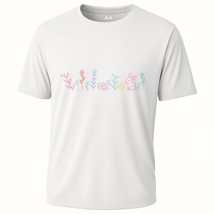 Happy Easter Minimalist Easter Sunday Performance Shirt
