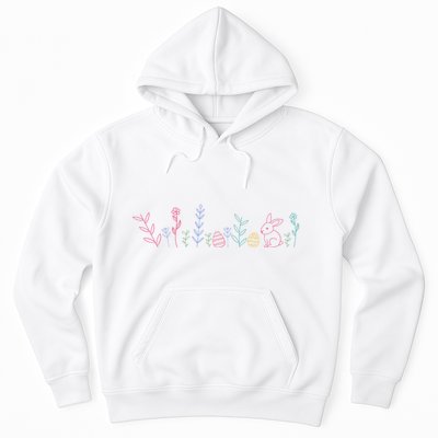 Happy Easter Minimalist Easter Sunday Hoodie