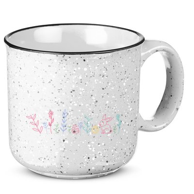 Happy Easter Minimalist Easter Sunday 15oz Campfire Ceramic Mug