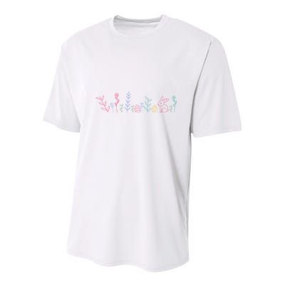 Happy Easter Minimalist Easter Sunday Youth Performance Sprint T-Shirt