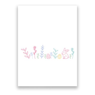 Happy Easter Minimalist Easter Sunday Poster
