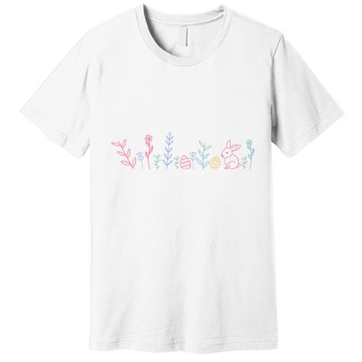 Happy Easter Minimalist Easter Sunday Premium T-Shirt