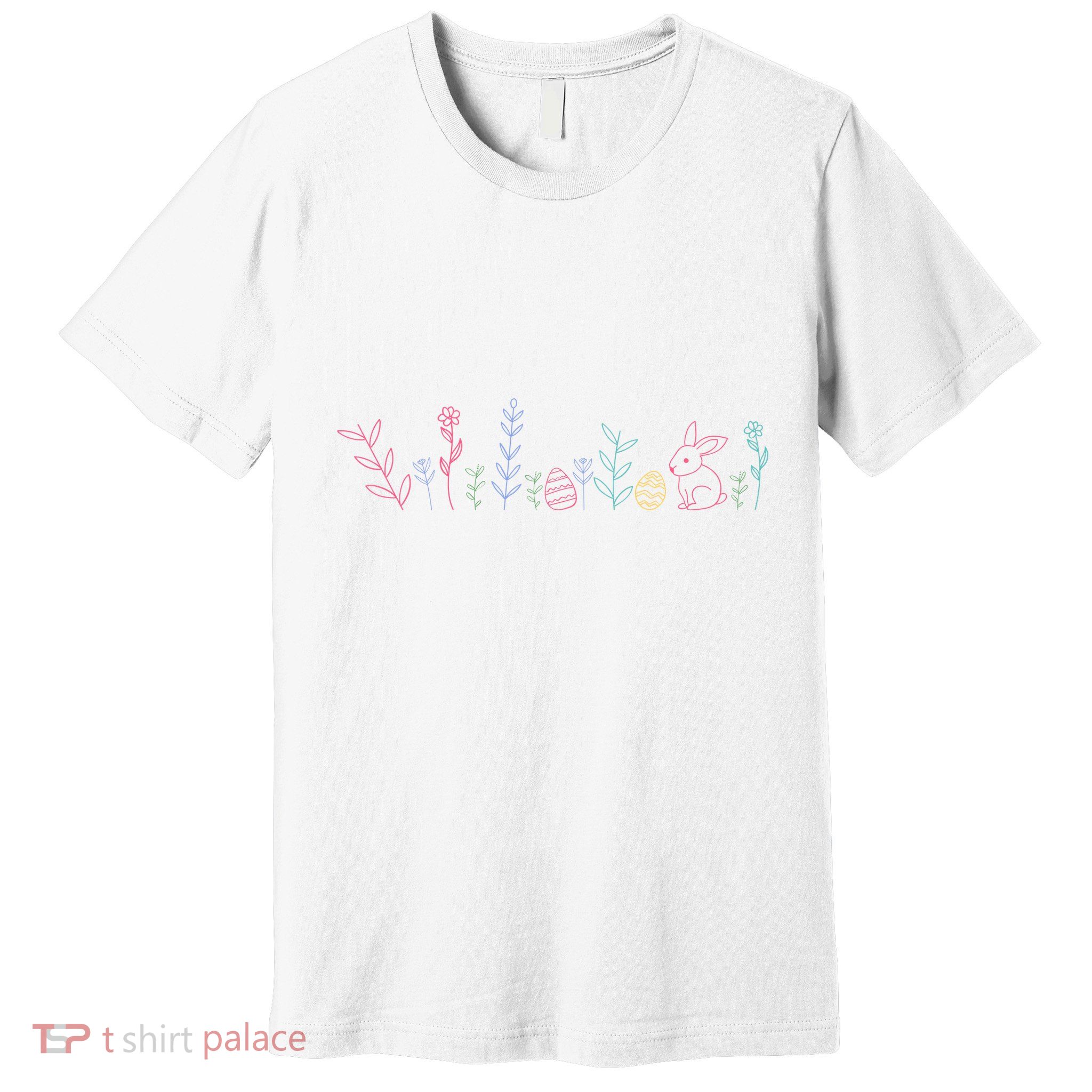 Happy Easter Minimalist Easter Sunday Premium T-Shirt