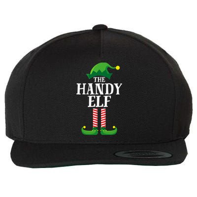 Handy Elf Matching Family Group Christmas Party Wool Snapback Cap