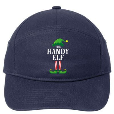 Handy Elf Matching Family Group Christmas Party 7-Panel Snapback Hat