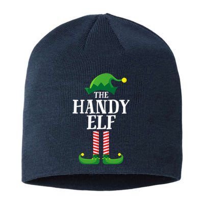 Handy Elf Matching Family Group Christmas Party Sustainable Beanie