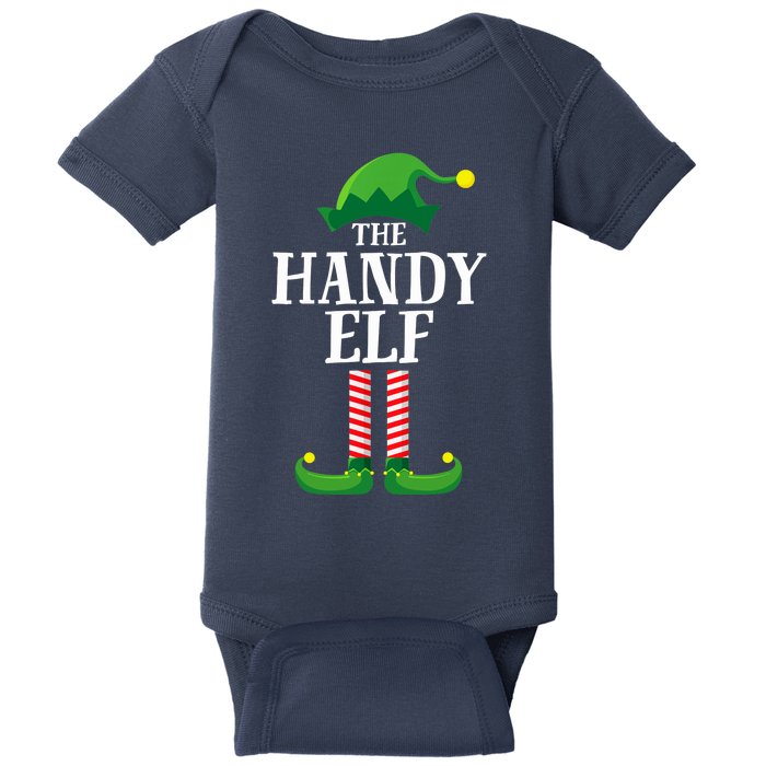 Handy Elf Matching Family Group Christmas Party Baby Bodysuit