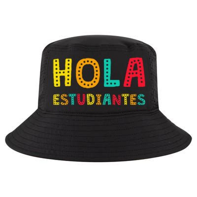 Hola Estudiantes Maestra Back to School Spanish Teacher Cool Comfort Performance Bucket Hat