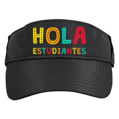 Hola Estudiantes Maestra Back to School Spanish Teacher Adult Drive Performance Visor