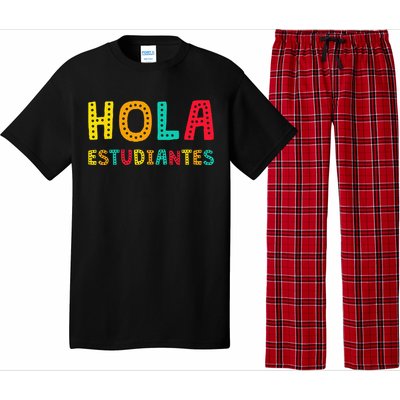 Hola Estudiantes Maestra Back to School Spanish Teacher Pajama Set