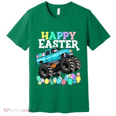 Happy Easter Monster Truck Easter Eggs Premium T-Shirt