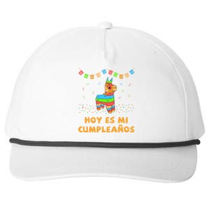 Hoy Es Mi Cumpleanos Pinata Birthday Cinco De Mayo Snapback Five-Panel Rope Hat