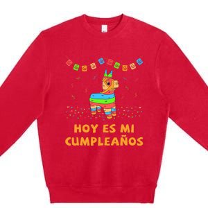 Hoy Es Mi Cumpleanos Pinata Birthday Cinco De Mayo Premium Crewneck Sweatshirt