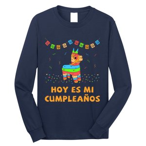 Hoy Es Mi Cumpleanos Pinata Birthday Cinco De Mayo Long Sleeve Shirt