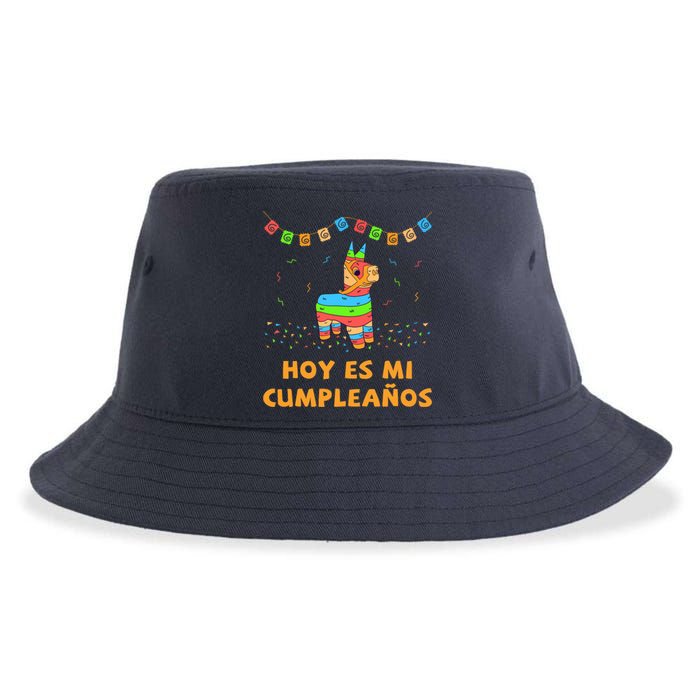 Hoy Es Mi Cumpleanos Pinata Birthday Cinco De Mayo Sustainable Bucket Hat