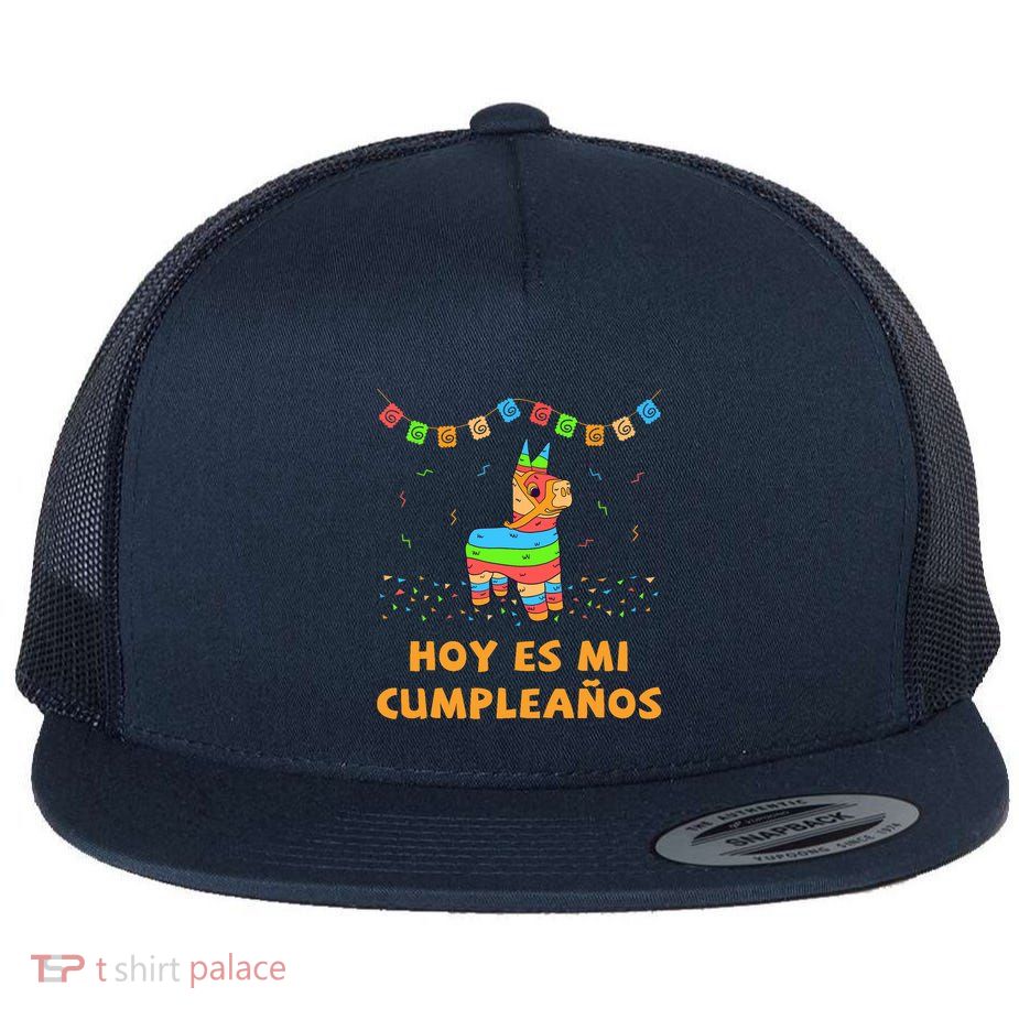Hoy Es Mi Cumpleanos Pinata Birthday Cinco De Mayo Flatbill Hat