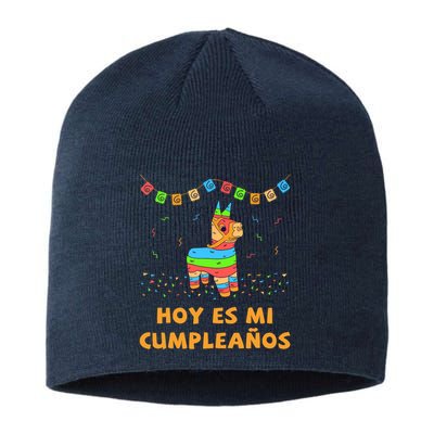 Hoy Es Mi Cumpleanos Pinata Birthday Cinco De Mayo Sustainable Beanie