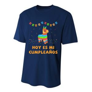 Hoy Es Mi Cumpleanos Pinata Birthday Cinco De Mayo Performance Sprint T-Shirt