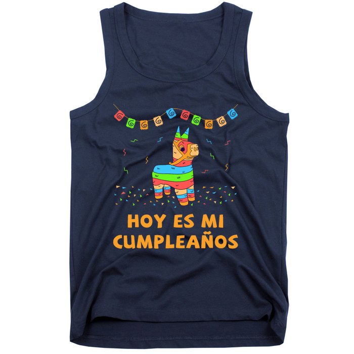 Hoy Es Mi Cumpleanos Pinata Birthday Cinco De Mayo Tank Top