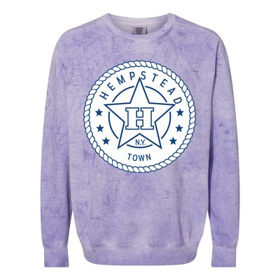 Hempstead New York Town Colorblast Crewneck Sweatshirt