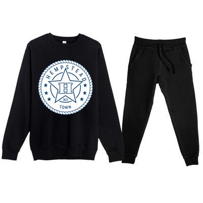 Hempstead New York Town Premium Crewneck Sweatsuit Set