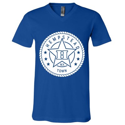 Hempstead New York Town V-Neck T-Shirt