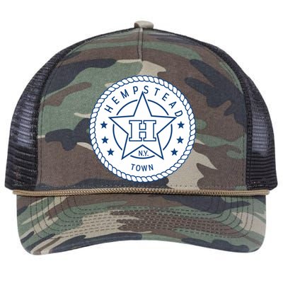 Hempstead New York Town Retro Rope Trucker Hat Cap