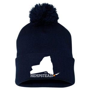 Hempstead NY Pom Pom 12in Knit Beanie