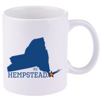Hempstead NY 11oz C Handle Ceramic Mug