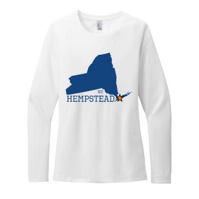 Hempstead NY Womens CVC Long Sleeve Shirt