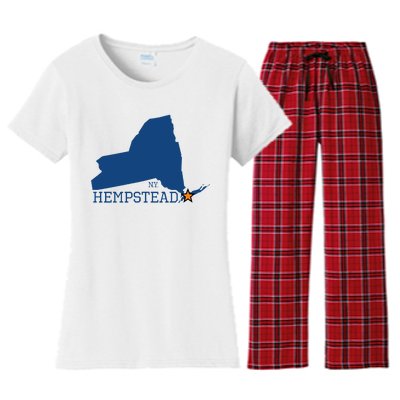 Hempstead NY Women's Flannel Pajama Set