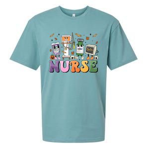 Halloween Er Nurse Er Boo Crew Er Ed Emergency Room Rn Gift Sueded Cloud Jersey T-Shirt