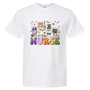 Halloween Er Nurse Er Boo Crew Er Ed Emergency Room Rn Gift Garment-Dyed Heavyweight T-Shirt