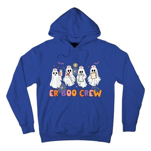 Halloween Er Nurse Er Boo Crew Funny Er Ed Nurse Tech Meaningful Gift Hoodie