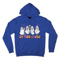 Halloween Er Nurse Er Boo Crew Funny Er Ed Nurse Tech Meaningful Gift Hoodie